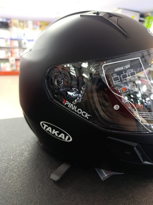 Casco Takai Helmets Negro Mate Talla L