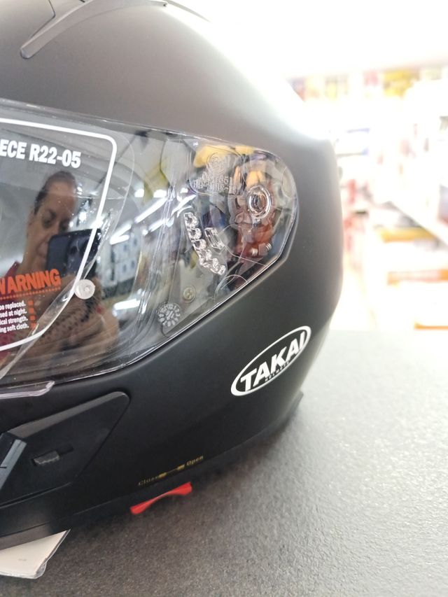 Casco Takai Helmets Negro Mate Talla L