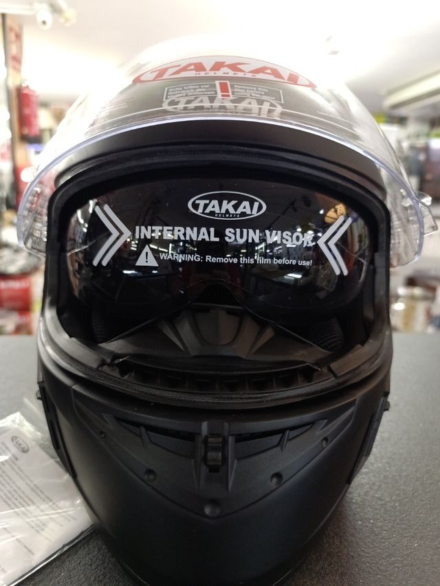 Casco Takai Helmets Negro Mate Talla L