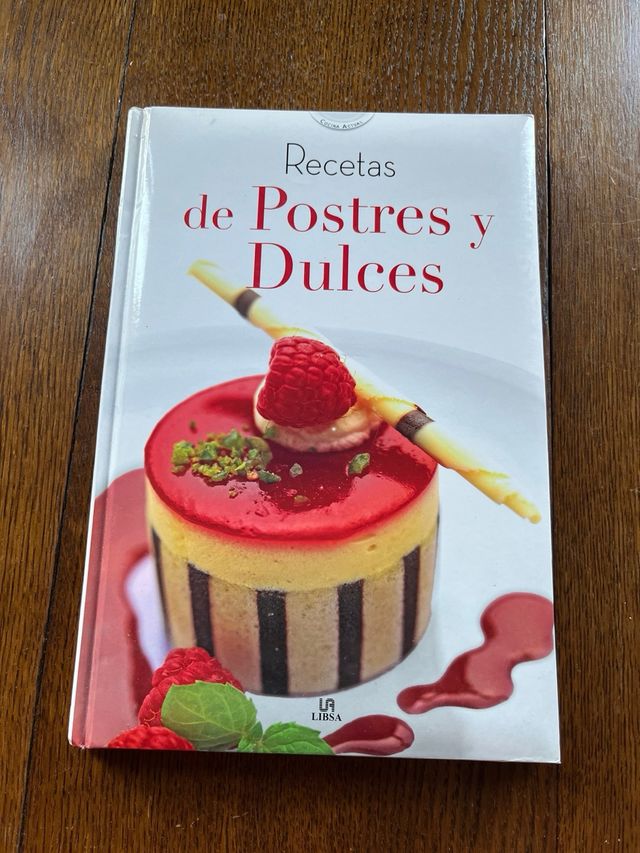 Libro de Recetas de postres y dulces Libsa