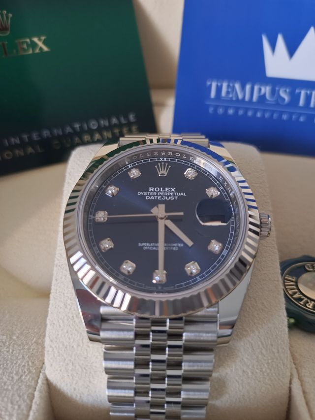 Datejust 36mm Azul Diamantes 08/24