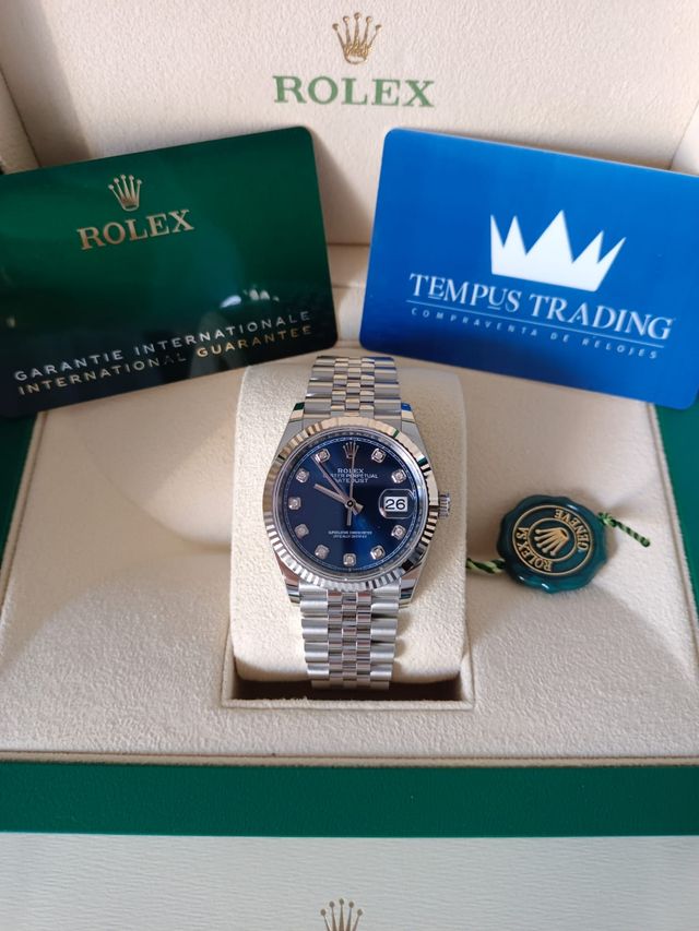Datejust 36mm Azul Diamantes 08/24