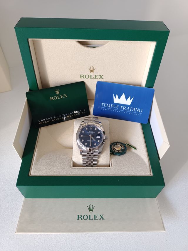 Datejust 36mm Azul Diamantes 08/24