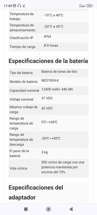 Patinete Eléctrico 