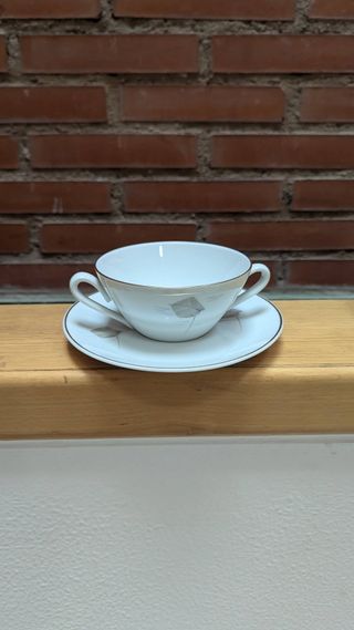 Vajilla completa Bidasoa 12 cubiertos, años 40