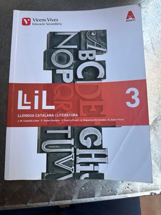 LLIL 3 LLENGUA CATALANA I LITERATURA
