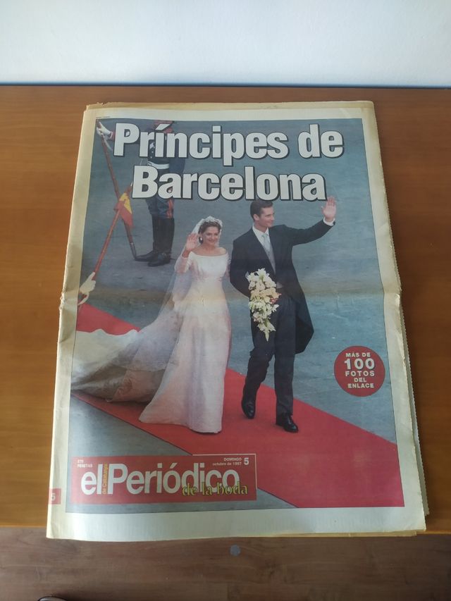 Giornale nuziale Princes de Barcelona