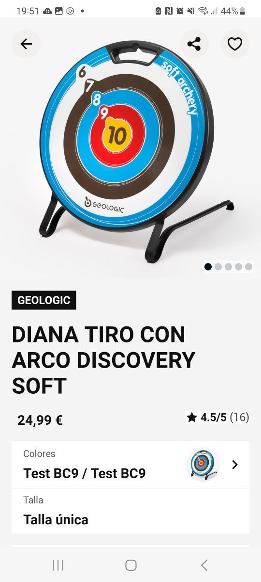 Diana portátil Decathlon