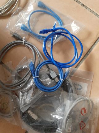Cables rj45 cat 5 y 5e