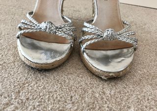 sandalias de cuña Michael Kors Plata  T.38