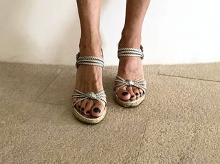sandalias de cuña Michael Kors Plata  T.38