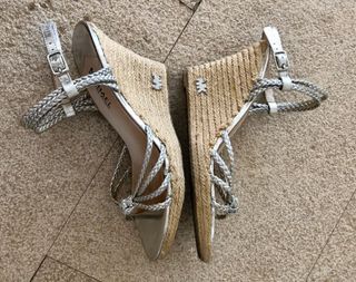 sandalias de cuña Michael Kors Plata  T.38