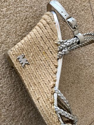sandalias de cuña Michael Kors Plata  T.38