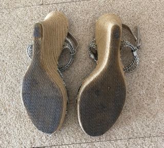 sandalias de cuña Michael Kors Plata  T.38