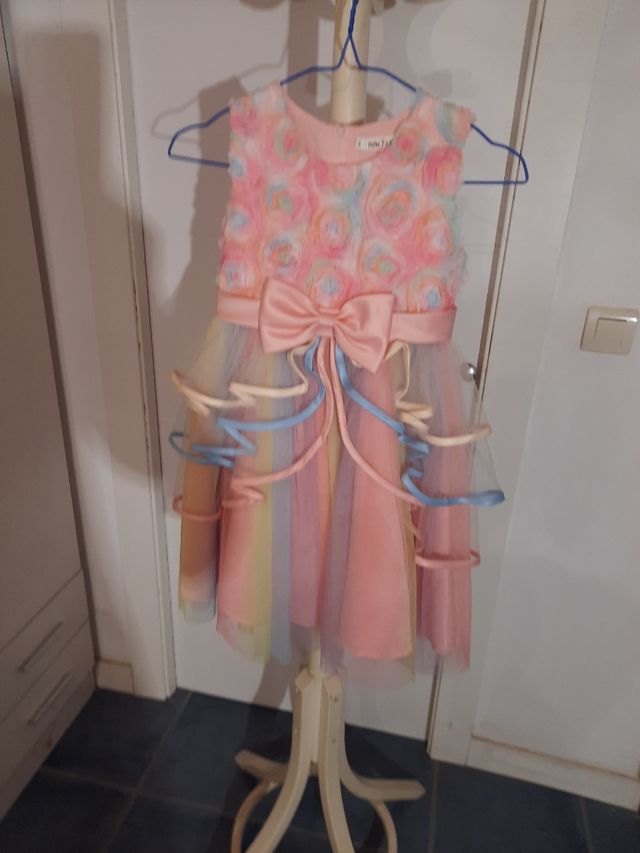 Vestido fiesta niña de 140 cm
