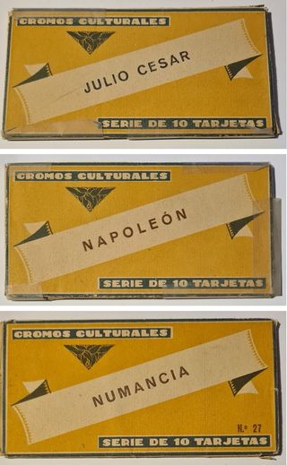 Cromos antiguos / Viñetas antiguas