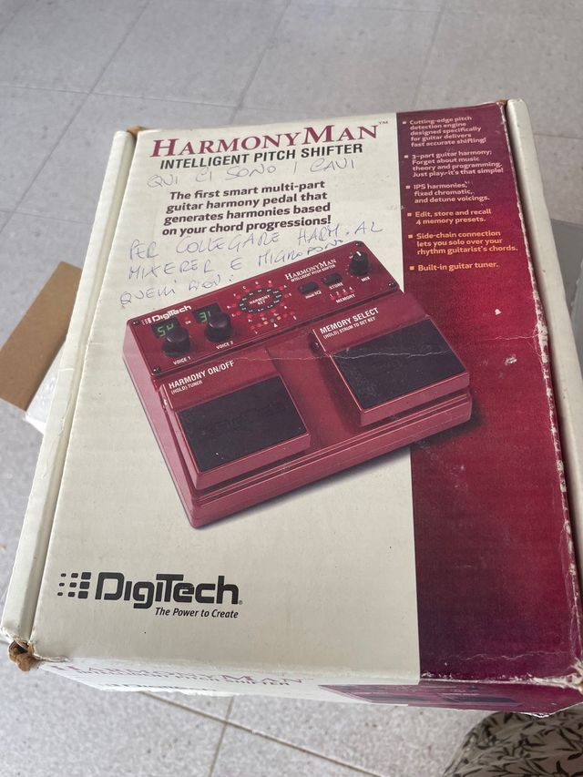 pedaliera Multieffetto voce chitarra