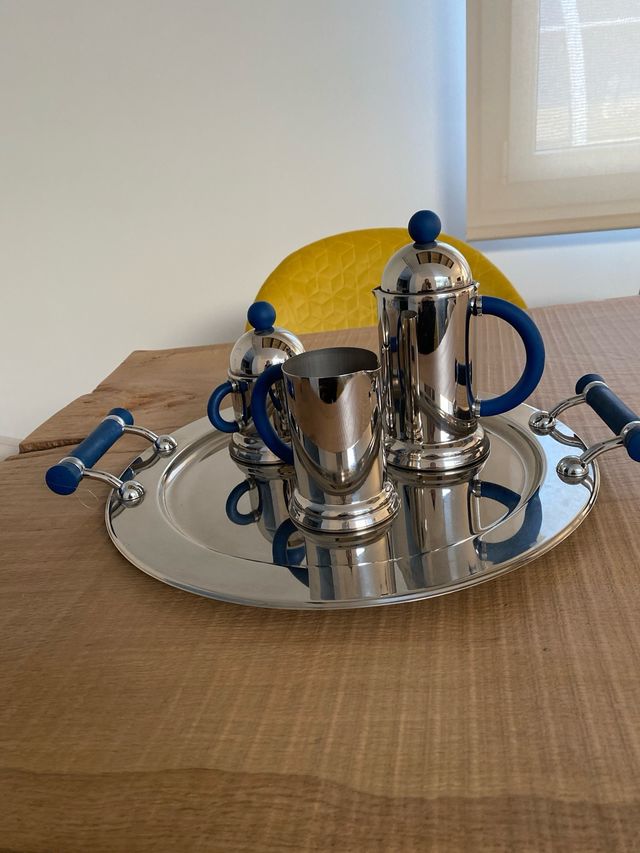 Juego de cafe de acero inoxidable 