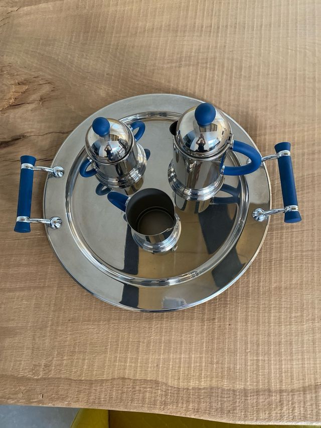 Juego de cafe de acero inoxidable 