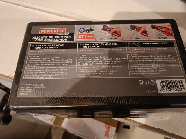 Alicate para crimpar accesorios