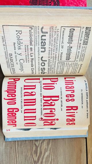 LA NOVELA CORTA 1916 PRIMER AÑO EMISION 2 TOMOS