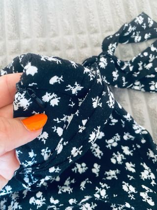 Falda pantalón flores Zara