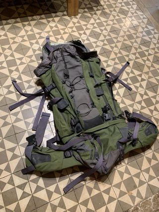 Travel backpack. Packpackers bag. Mochila de viaje