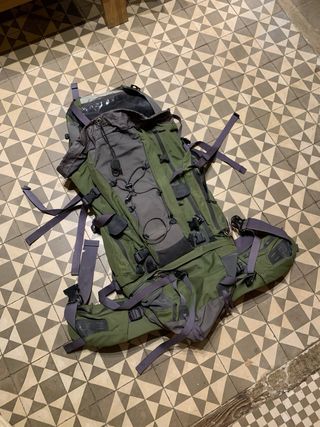 Travel backpack. Packpackers bag. Mochila de viaje