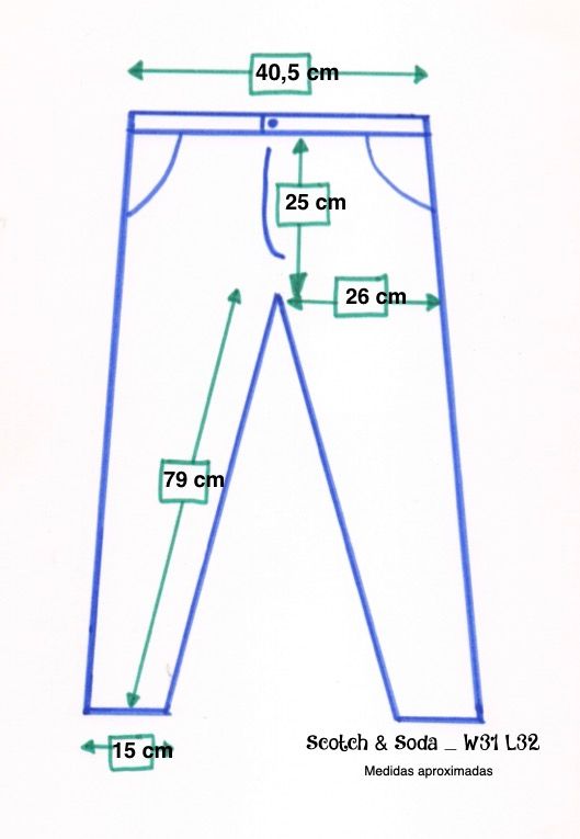 Scotch & Soda. Pantalón vaquero gris. W31 L32