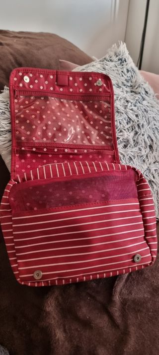 Bolso Snoopy rojo rayas