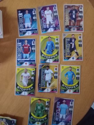 Cromos/ cartas Match Attax y Catar 2022