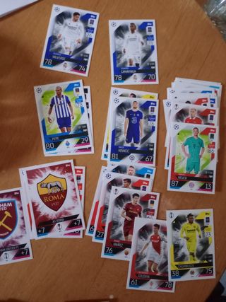 Cromos/ cartas Match Attax y Catar 2022