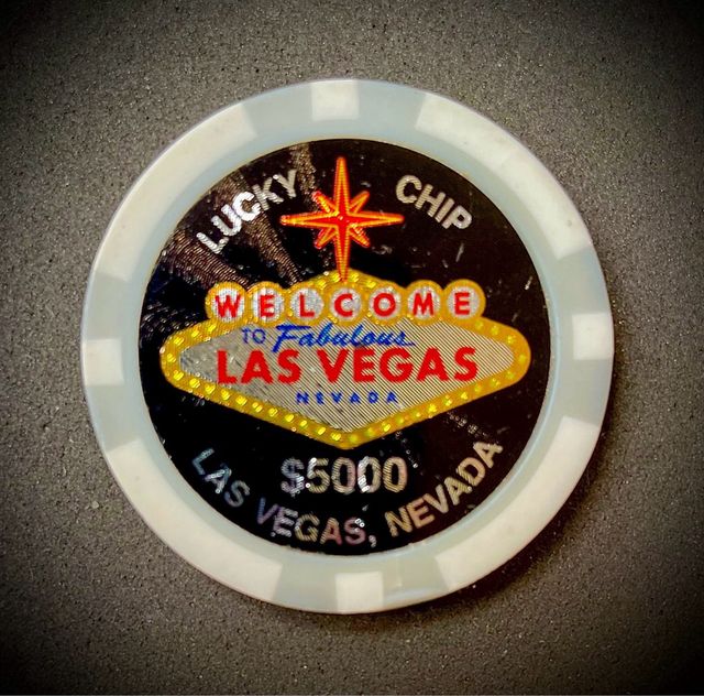 Lucky Chip. $5000. Las Vegas.