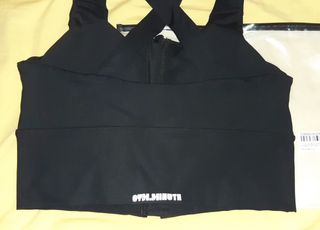 Sujetador deportivo cremallera delantera