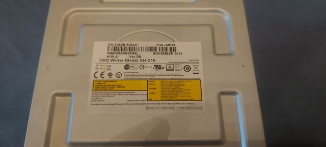 Grabadora Sata Samsung dvd cd