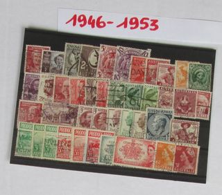 FRANCOBOLLI AUSTRALIA ANNO DAL 1946 AL 1953 collez