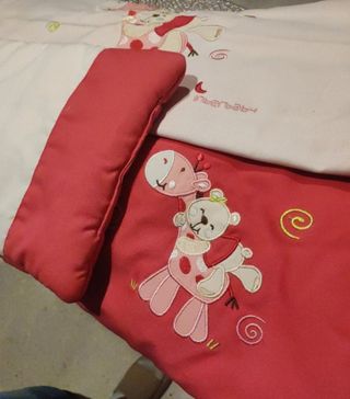 Vestidura para minicuna plegable 👶🏻