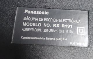Maquina de escribir electronica