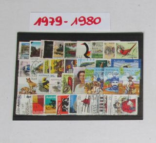 FRANCOBOLLI AUSTRALIA ANNO DAL 1979 AL 1980 collez