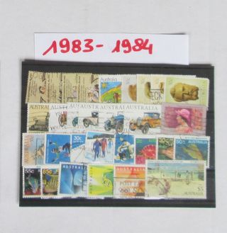 FRANCOBOLLI AUSTRALIA ANNO DAL 1983 AL 1984 collez