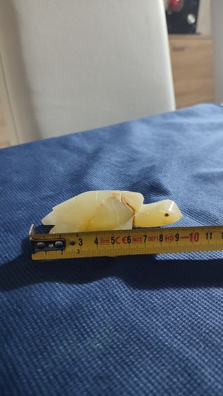 Scultura in marmo onice bianco 