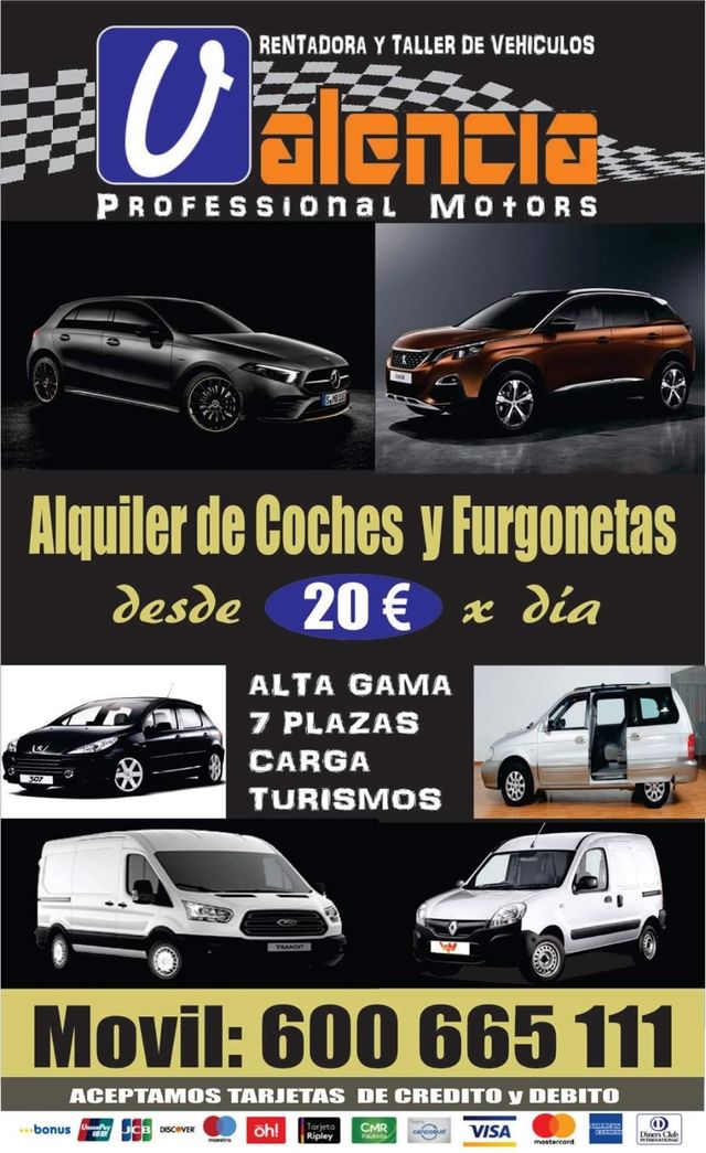 ALQUILER DE COCHES Y FURGONETAS