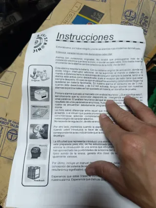 Suzuki Address , alarma moto