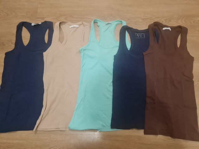 Lote 5 camisetas básicas