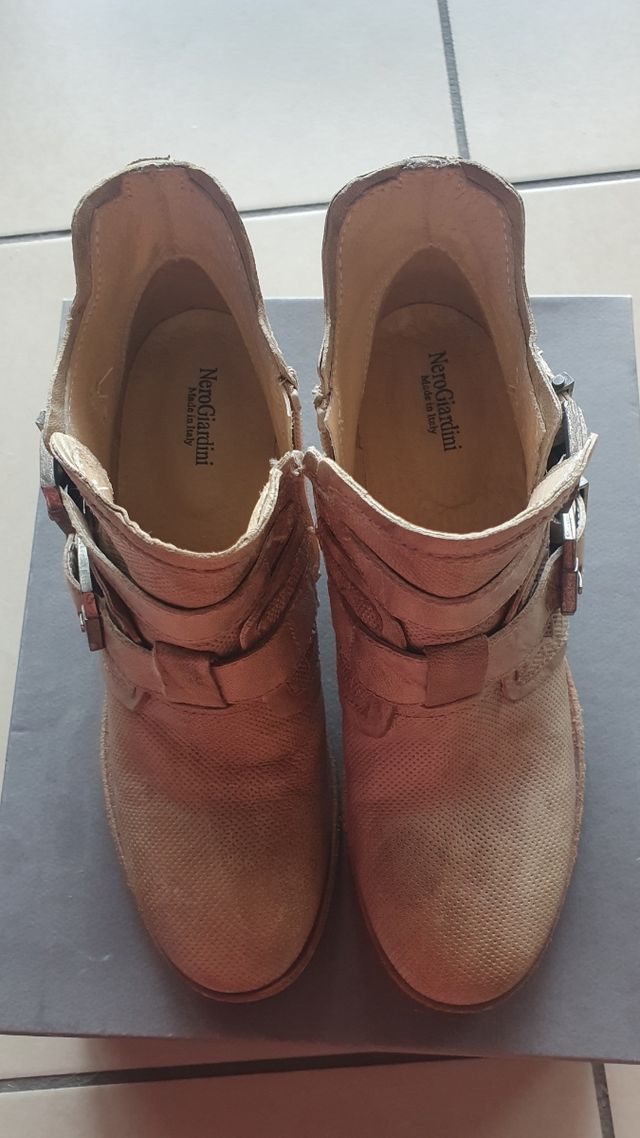 Stivaletti estivi nero giardini n 35