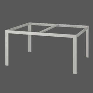 Soporte de mesa exterior de aluminio de IKEA gris 