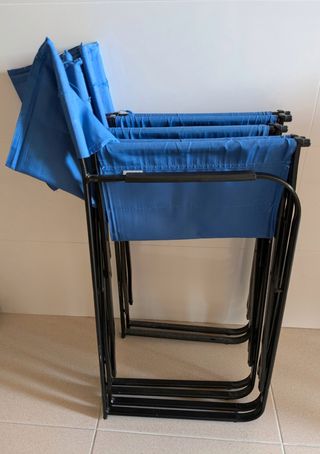 3 caballetes sillas plegables