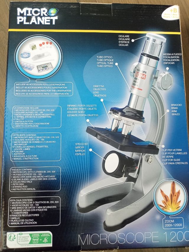 Micro Planet Microscopio 1200 SIN ESTRENAR