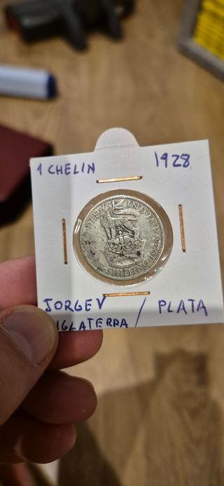 Moneda plata inglesa