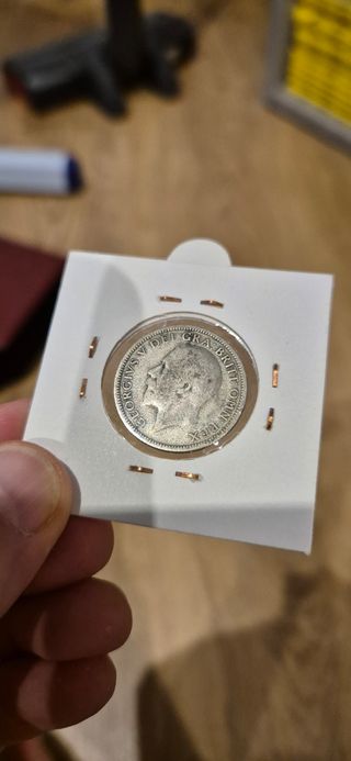 Moneda plata inglesa